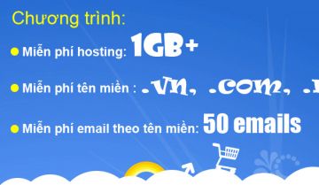 Miễn phí Domain + Hosting năm 2010