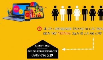 Viet Solution tuyển dụng nhân viên Designer