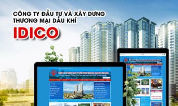Thiết kế website - Công ty cổ phần đầu tư xây dựng thương mại dầu khí - IDICO