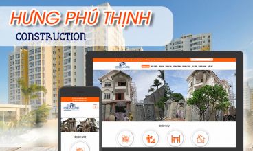 Thiết kế website - Công ty Xây dựng Hưng Phú Thịnh