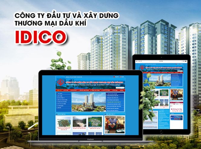 Thiết kế website - Công ty cổ phần đầu tư xây dựng thương mại dầu khí - IDICO