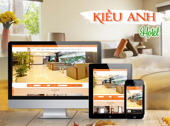 Thiết kế website - Kiều Anh Hotel