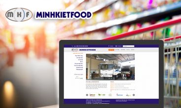 Thiết kế website - Thực phẩm Minh Kiệt Food