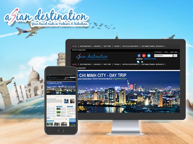 Thiết kế website - Asian Destination Travel