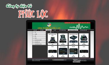 Thiết kế website - Phúc Lộc Audio