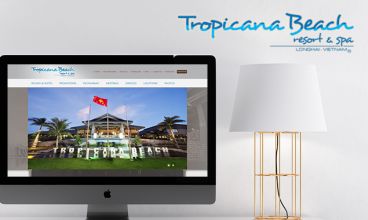 Thiết kế website - Thiết kế web Tropicana Beach Resort