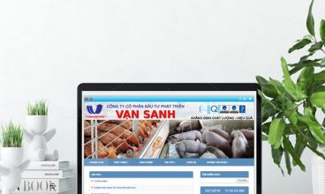 Thiết kế website - Thiết kế web Công ty thức ăn chăn nuôi Vạn Sanh