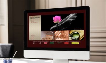Thiết kế website - Thiết kế web Lotus Paper