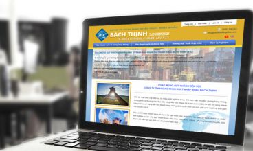 Thiết kế website - Thiết kế web Công ty vận chuyển Bách Thịnh Logistics