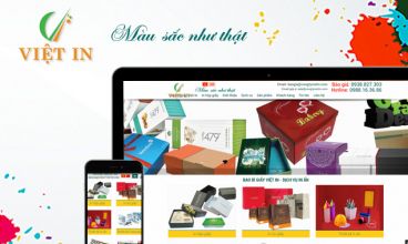 Thiết kế website - Thiết kế web Công ty in ấn Việt In