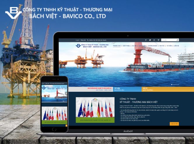 Thiết kế website - Thiết kế web Công ty Phân phối Máy bơm nước Bách Việt