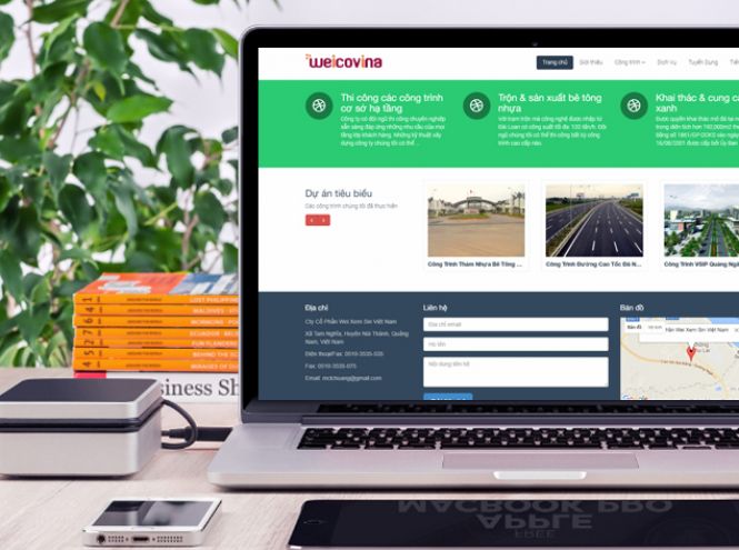 Thiết kế website - Thiết kế web Công ty Weicovina