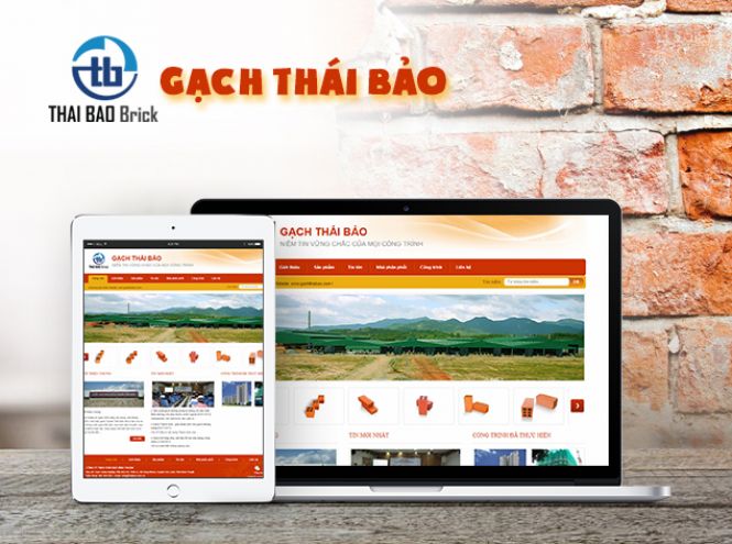 Thiết kế website - Thiết kế web Gạch Thái Bảo