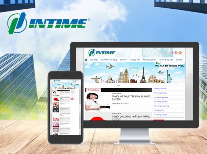 Thiết kế website - Thiết kế web Công ty INTIME