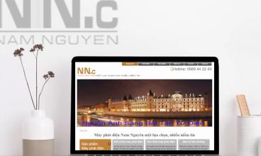 Thiết kế website - Máy phát điện Nam Nguyên