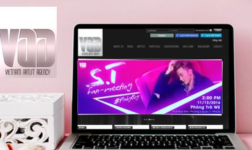 Thiết kế website - Thiết kế web Vietnam Artist Agency