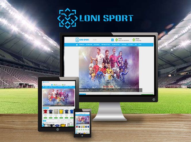 Thiết kế website - Loni Sport